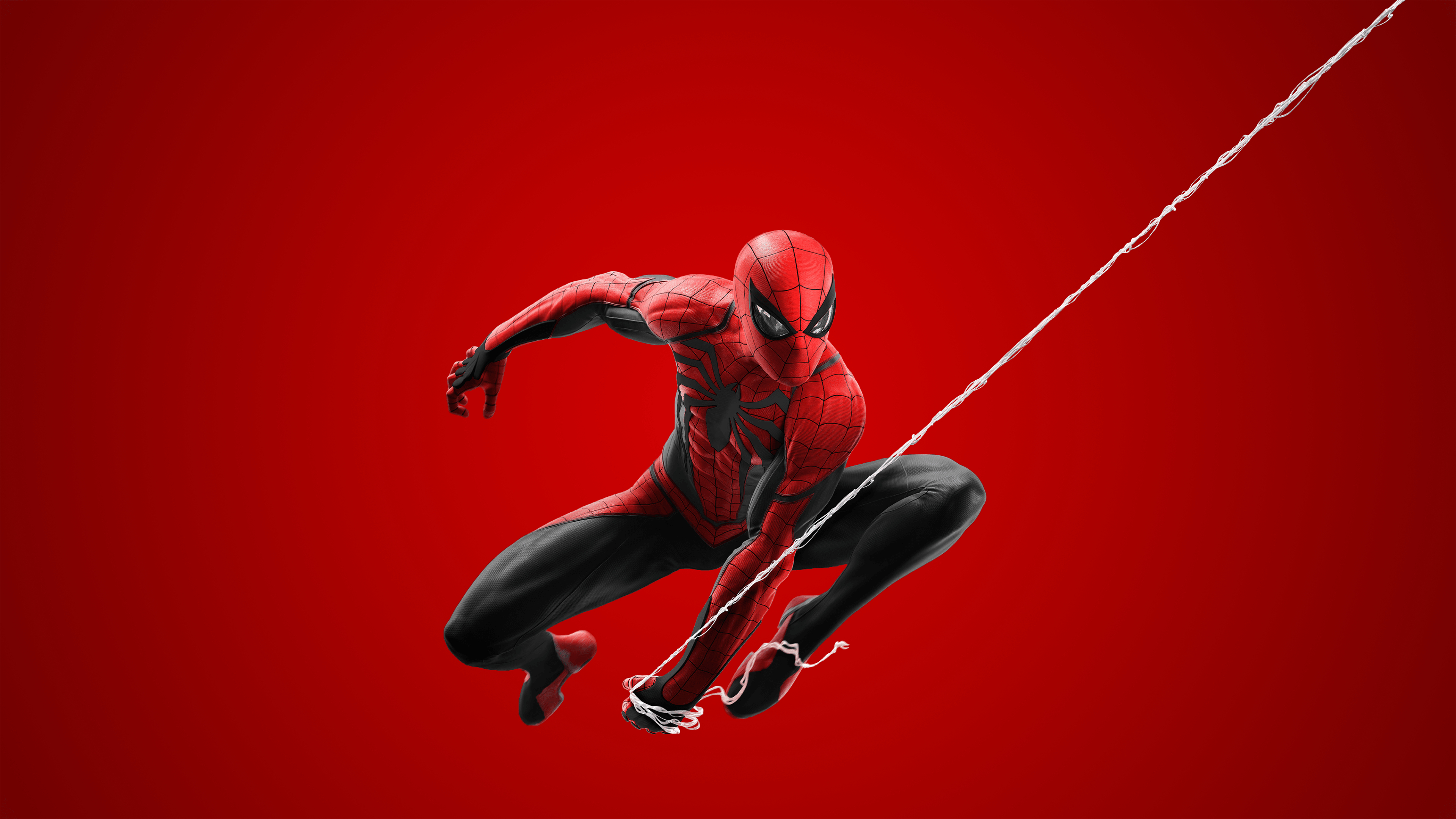 3840x2160 4K Wallpaper of a slightly more. 'Superior' version of the PS4 Suit: Spiderman, Desktop