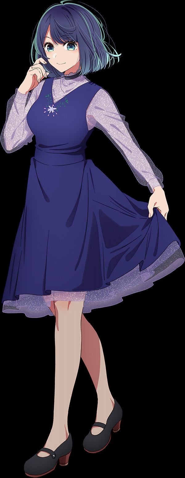 600x1550 Kurokawa Akane no Ko Anime Image Board Mobile, Phone