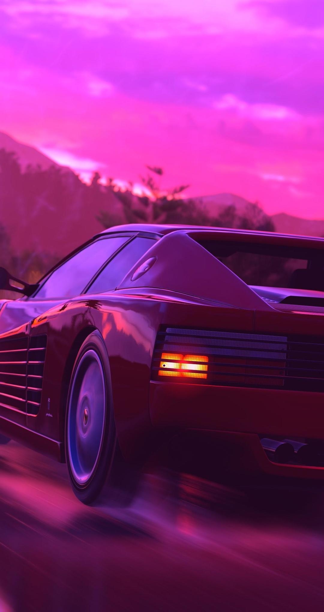 1080x2040 Ferrari Testarossa Design 4K UltraHD Wallpaper. Wallpaper, Phone