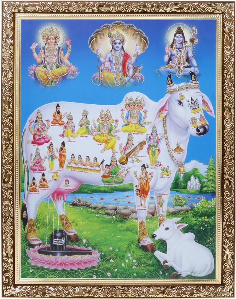 790x1000 BM Traders Gomatha With All Hindu Gods, Phone