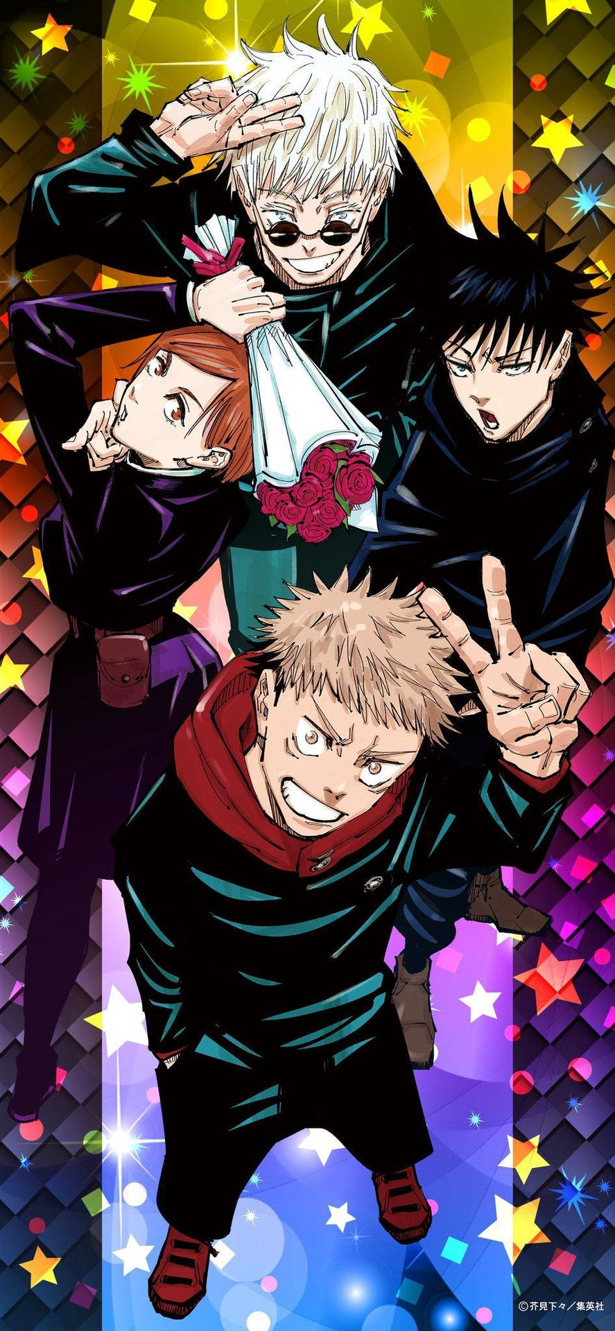 890x1920 Download Characters Of Jujutsu Kaisen iPhone Wallpaper, Phone