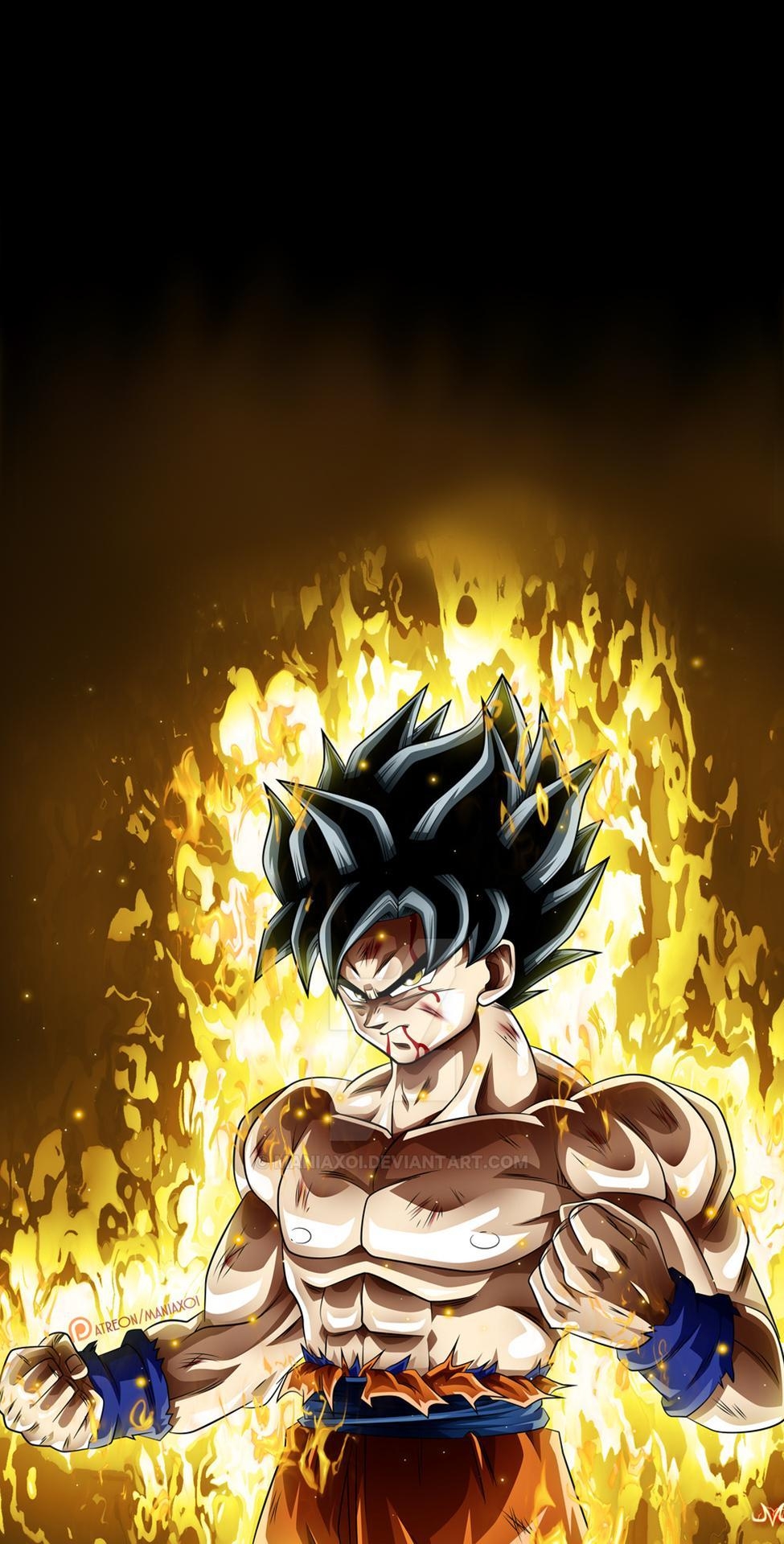 980x1920 Goku ultra instinct [] + live wallpaper in comments, Phone