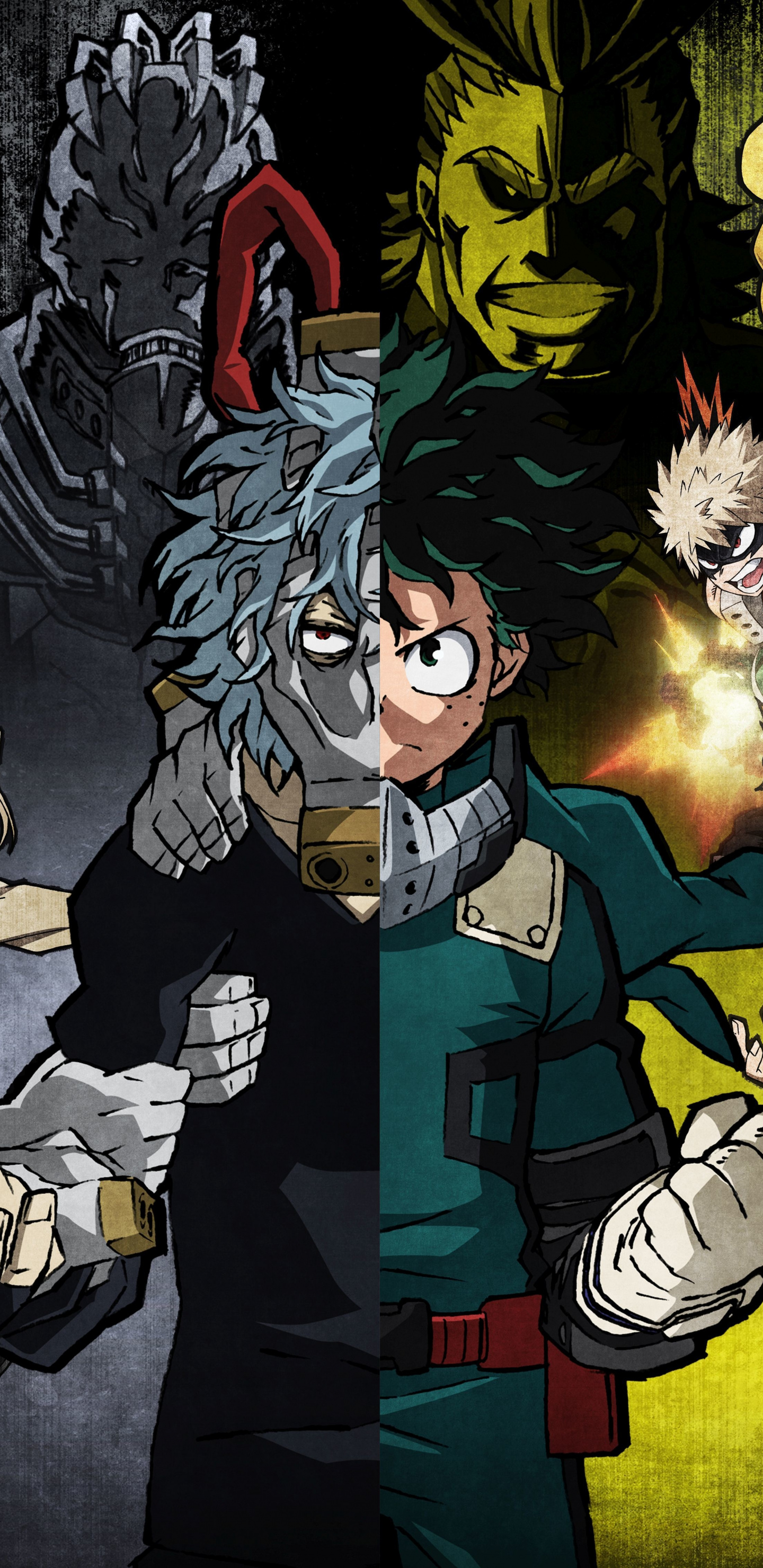 1440x2960 Download  wallpaper my hero academia, izuku, face, Phone