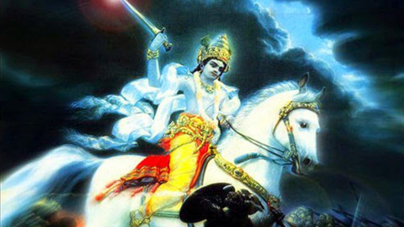 1370x770 Kalki Avatar Wallpaper. Hindu Gods and Goddesses, Desktop