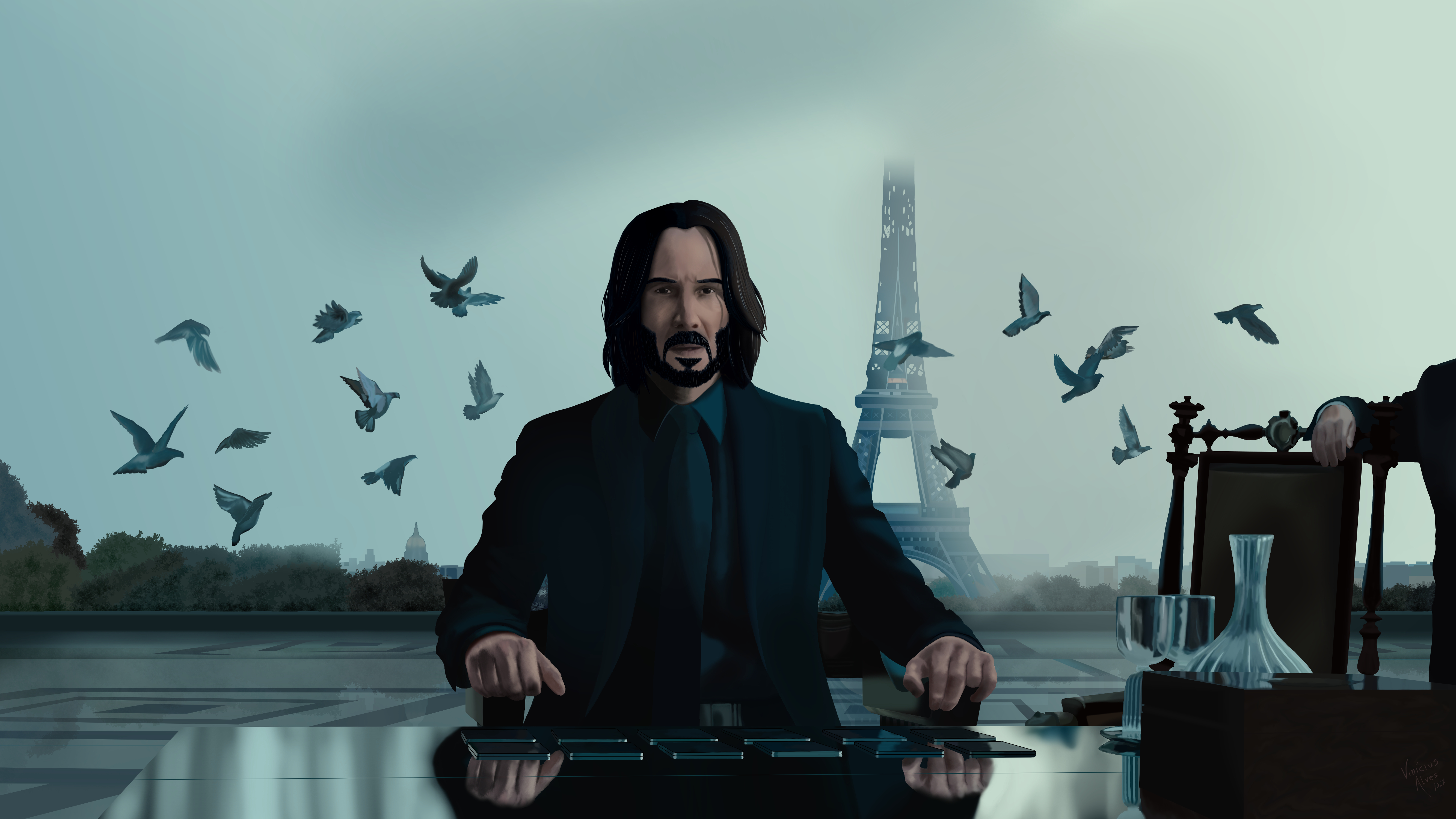 5340x3000 John Wick 4: Baba Yaga by Vinícius Alves, Desktop