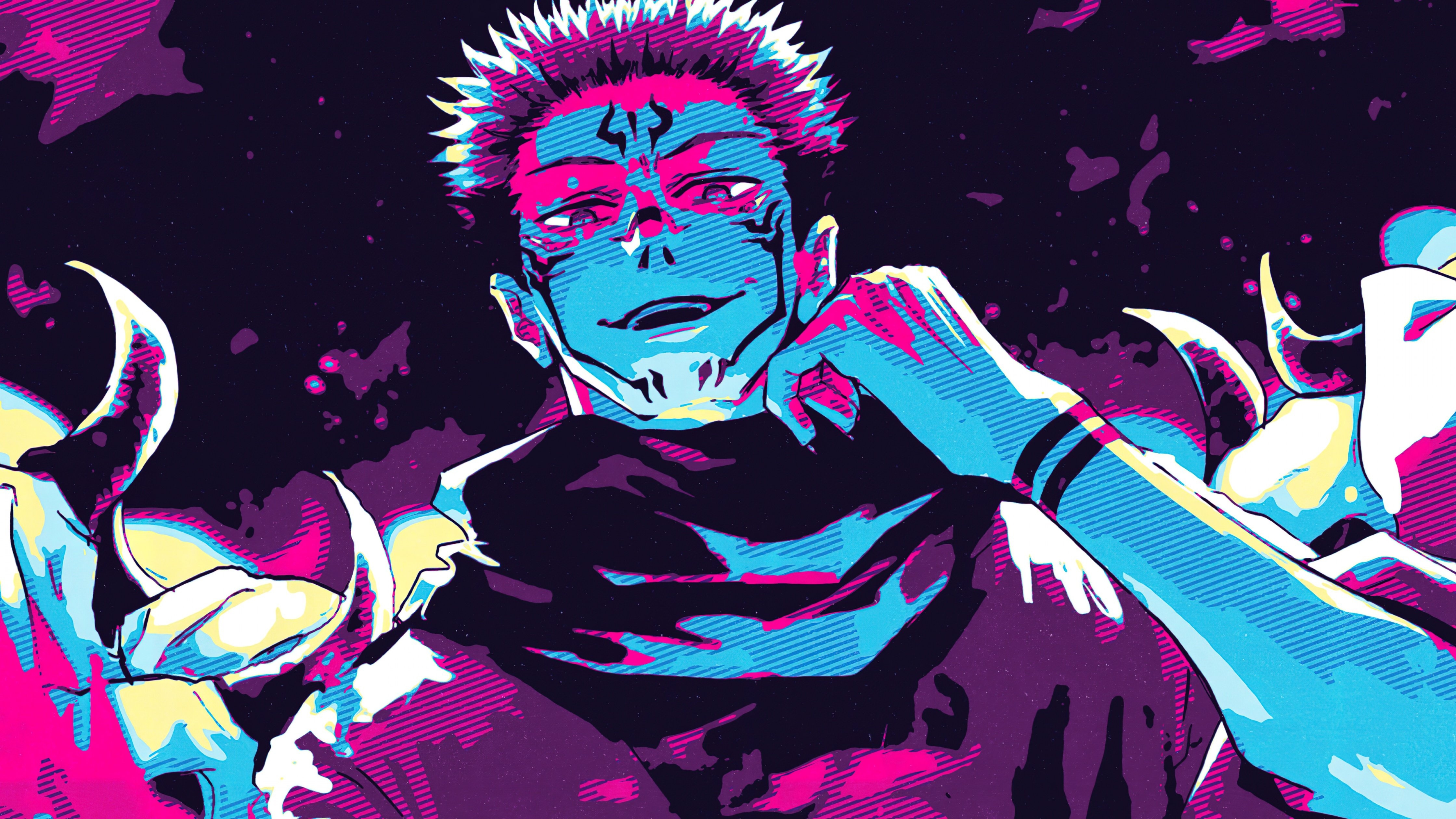 4480x2520 Yuji Itadori Wallpaper 4K, Jujutsu Kaisen, Anime, Desktop