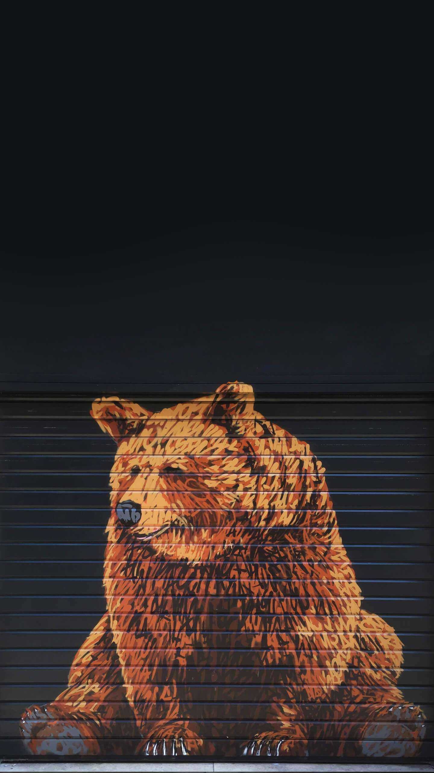 1440x2560 Bear Lockscreen Free HD Wallpaper, Phone