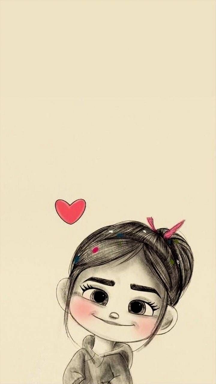 720x1280 Download Cartoon Love wallpaper by DankAndroid now. Browse millions of popul. Cute cartoon wallpaper, Cute disney wallpaper, Girly drawings, Phone