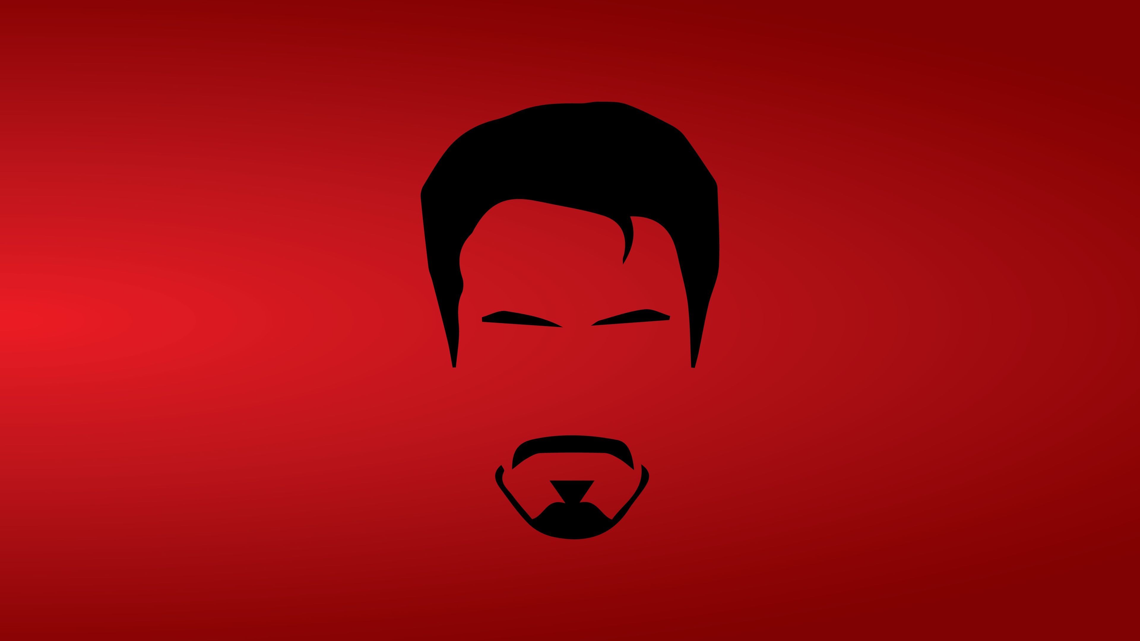 3840x2160 Wallpaper 4k Tony Stark Minimalist 8k 4k Wallpaper, 5k Wallpaper, Desktop