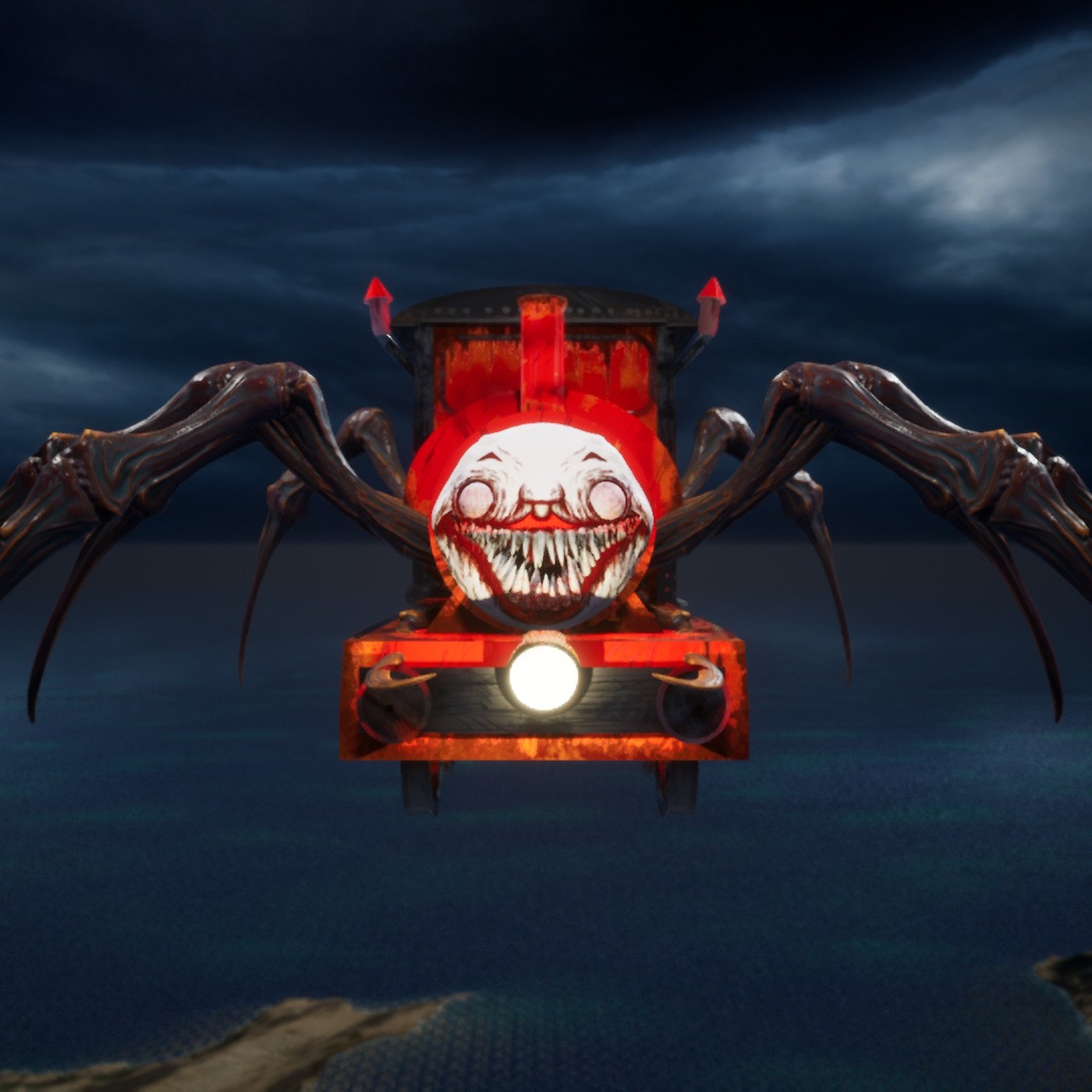 1400x1400 Spider Train Horror Game Choo Choo Charles Coming To Consoles, Phone