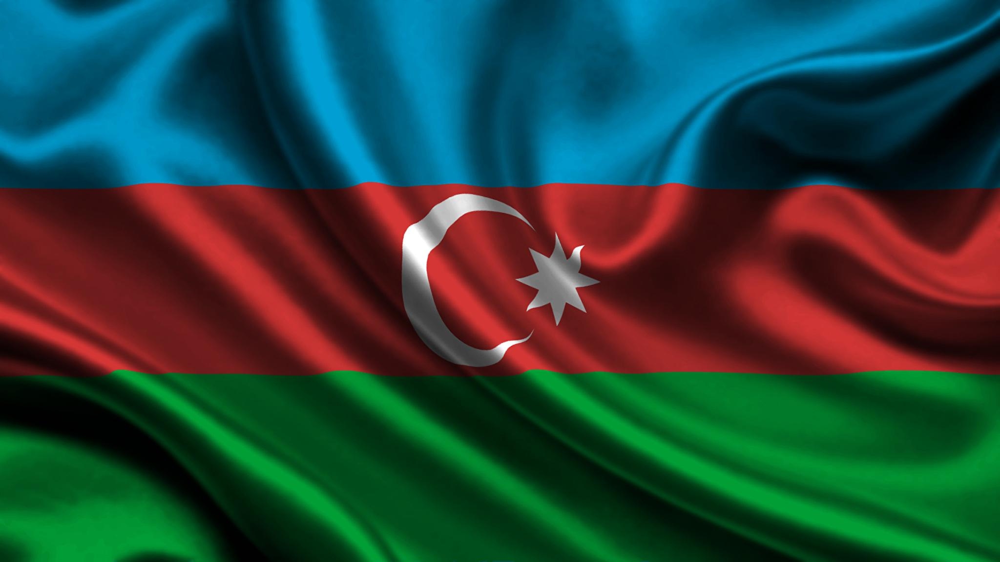 2050x1160 Picture Azerbaijan Flag Stripes, Desktop