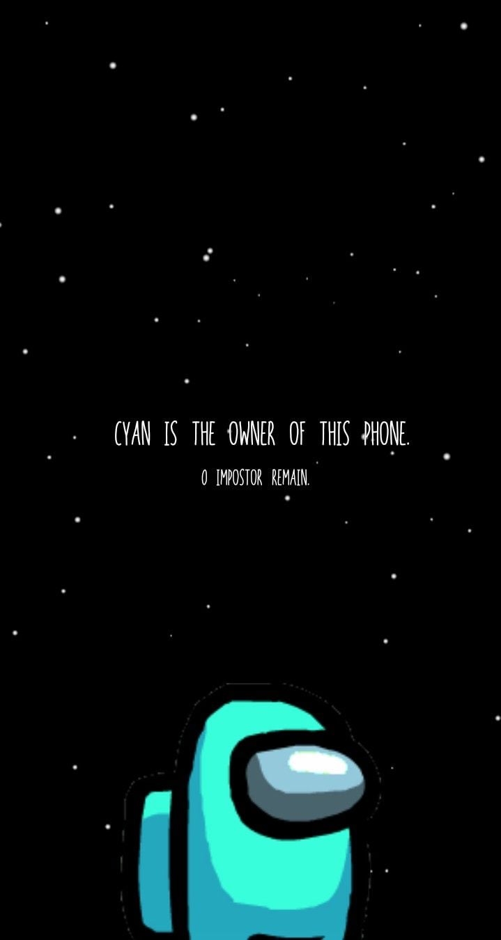 720x1350 Cyan Crewmate Among Us Wallpaper. iPhone wallpaper winter, Cool background wallpaper, Aesthetic desktop wallpaper, Phone