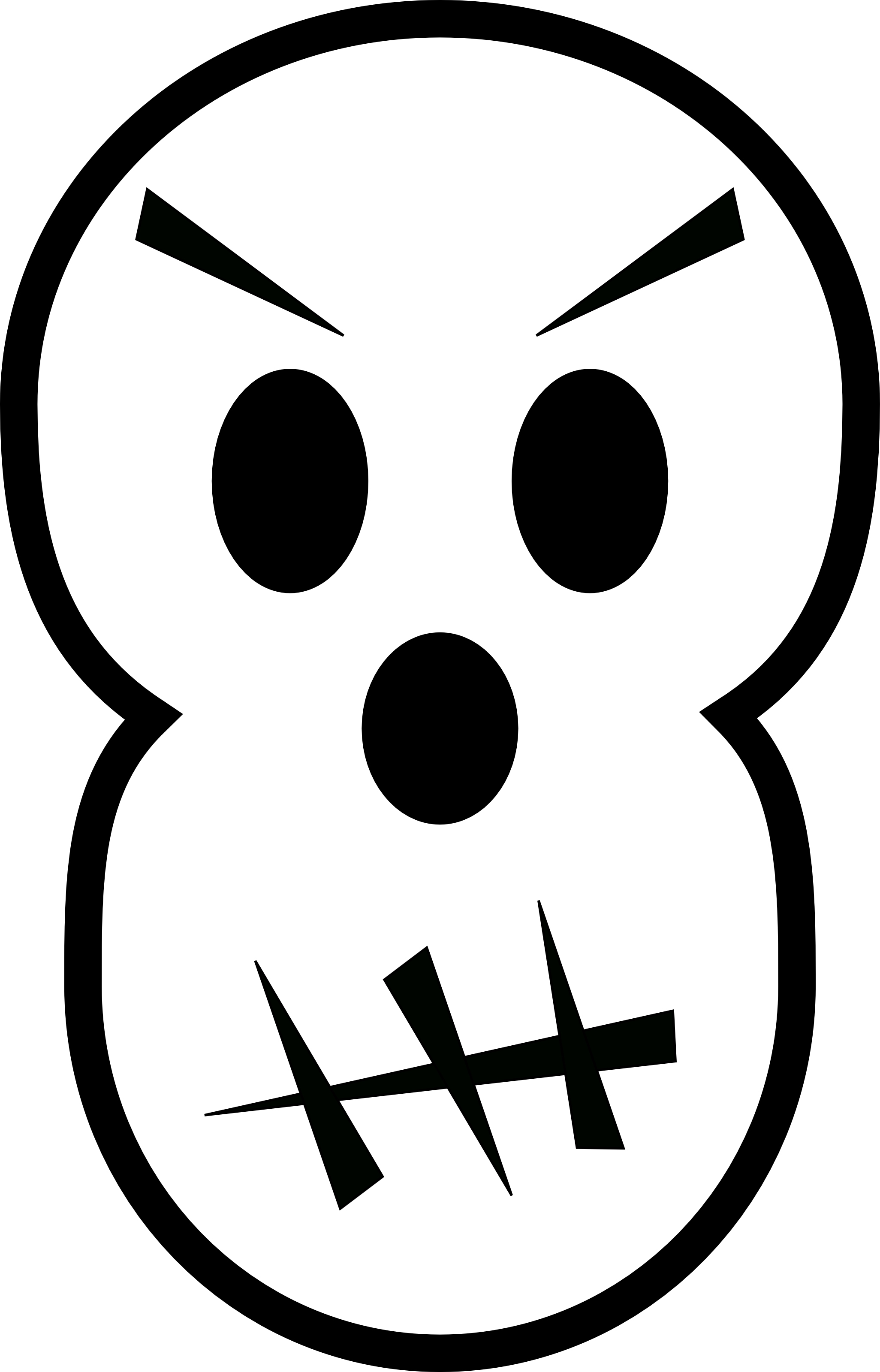 2060x3200 simple halloween clipart black and white, Phone