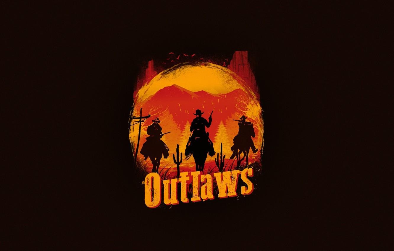 1340x850 Sunset Outlaws, West, Outlaws, Outside.goodfon.com, Desktop