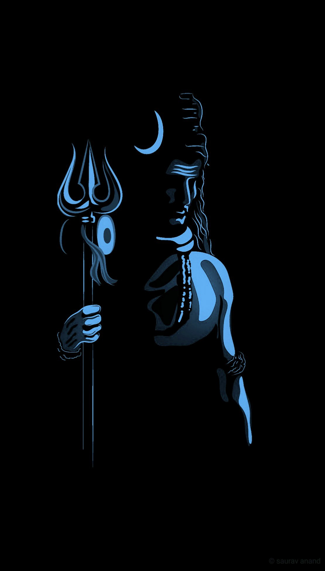 1110x1950 Lord Siva Art mobile wallpaper Mobile Walls, Phone