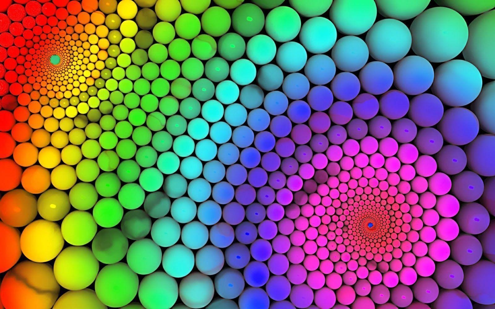 1600x1000 Geometry Rainbow Colours Wallpaper, Desktop