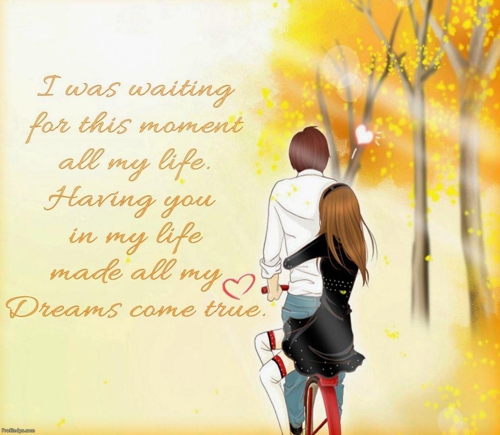 1030x900 Love Quotes With Cartoon Couple Romantic Couples Anime Wallpaper, Desktop