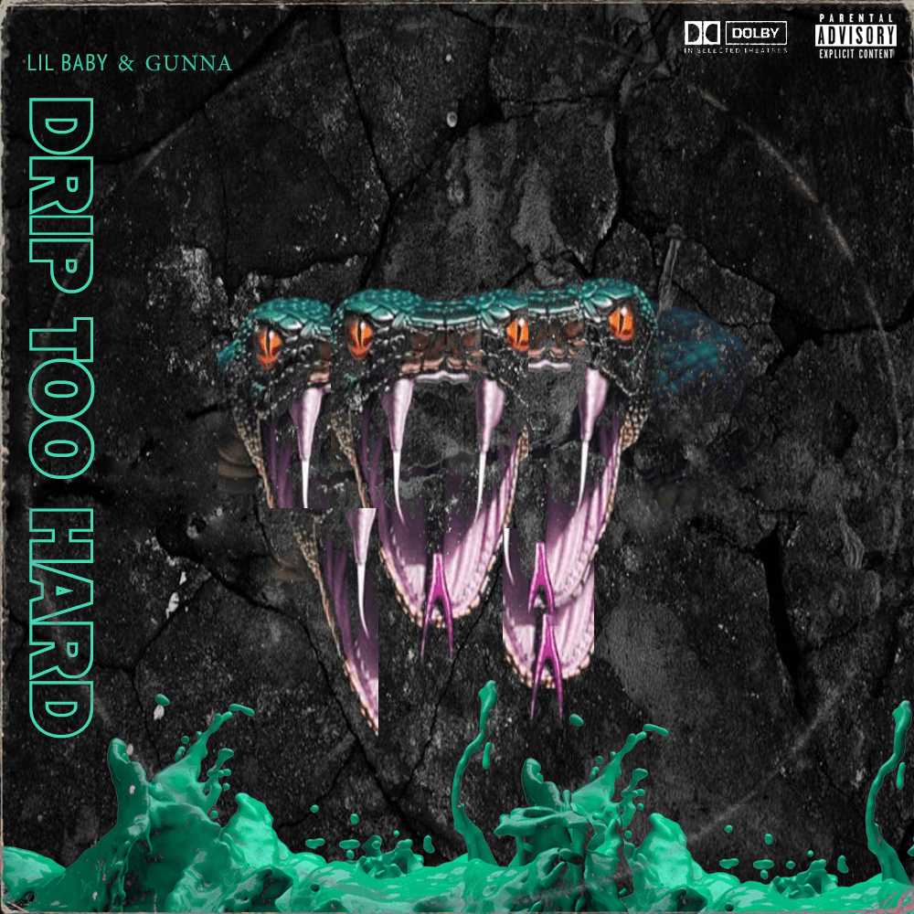 1000x1000 Lil Baby & Gunna Too Hard. Cover art design, Texture graphic design, Graphic design posters, Phone