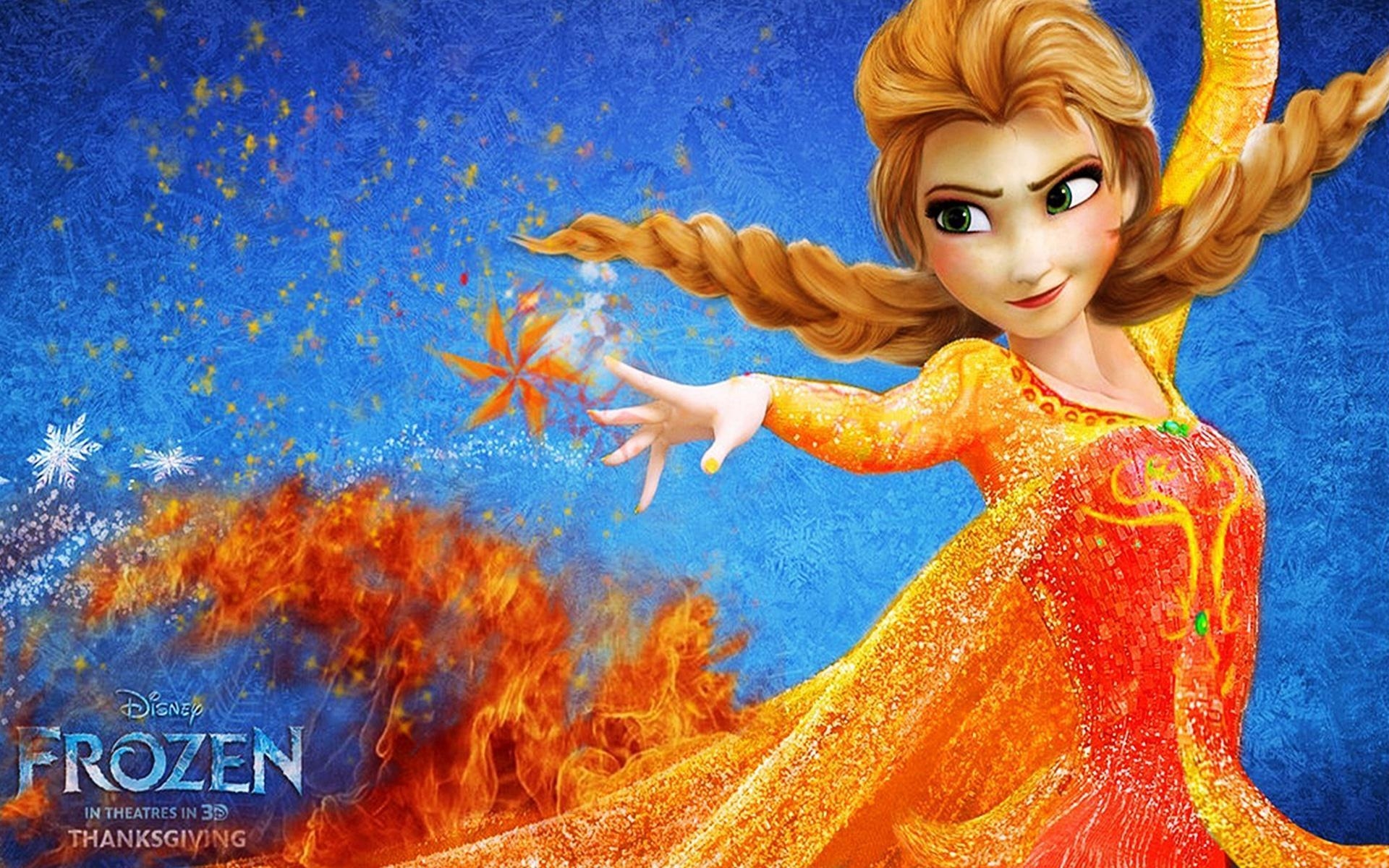 1920x1200 Frozen movie, on fire HD Wallpaper, Desktop