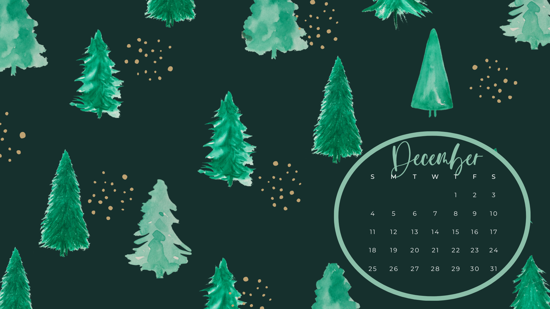 1920x1080 FREE DECEMBER 2022 DESKTOP CALENDAR BACKGROUNDS, Desktop