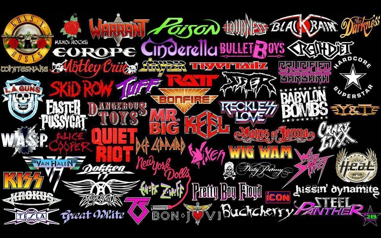 1280x800 Classic Rock Band Logos, Desktop