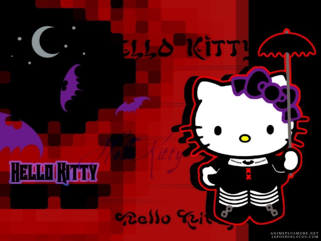 1030x770 Emo Hello Kitty Wallpaper Free Emo Hello Kitty Background, Desktop