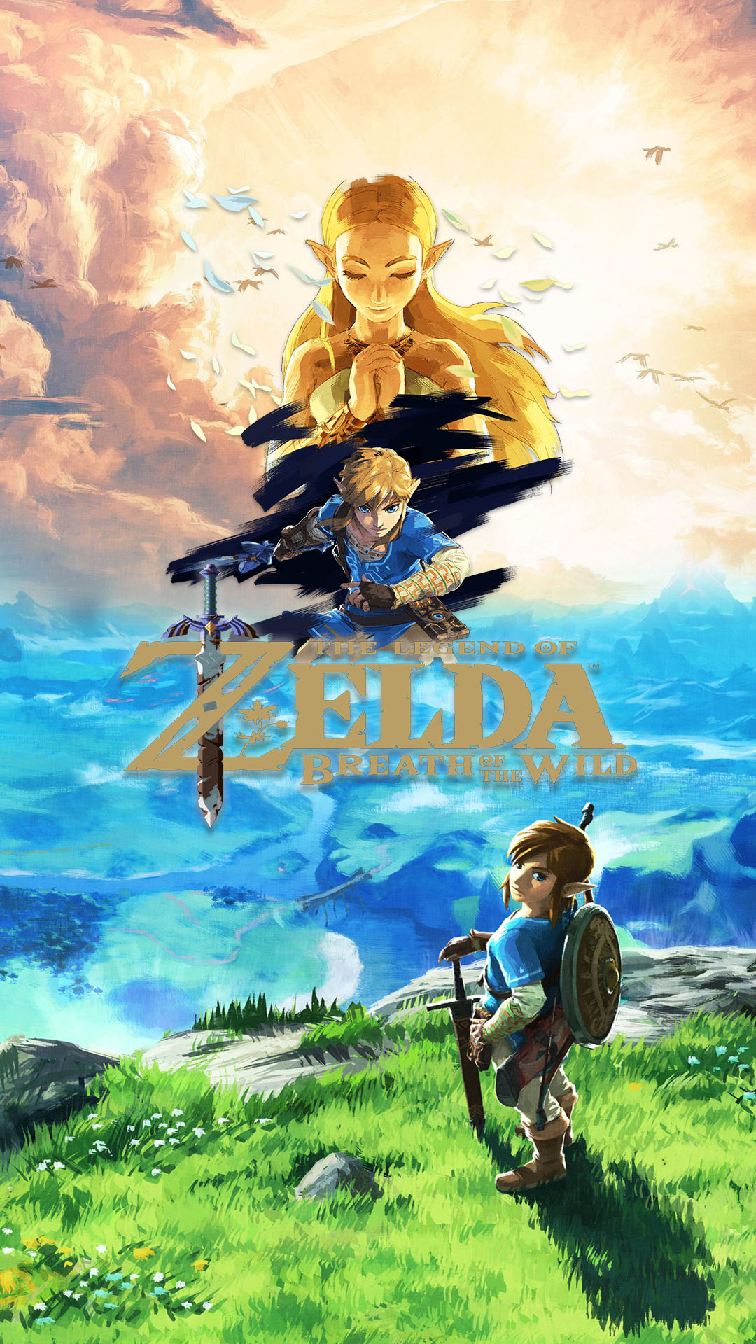 1080x1920 Zelda Phone Wallpaper Breath Of The Wild, Phone