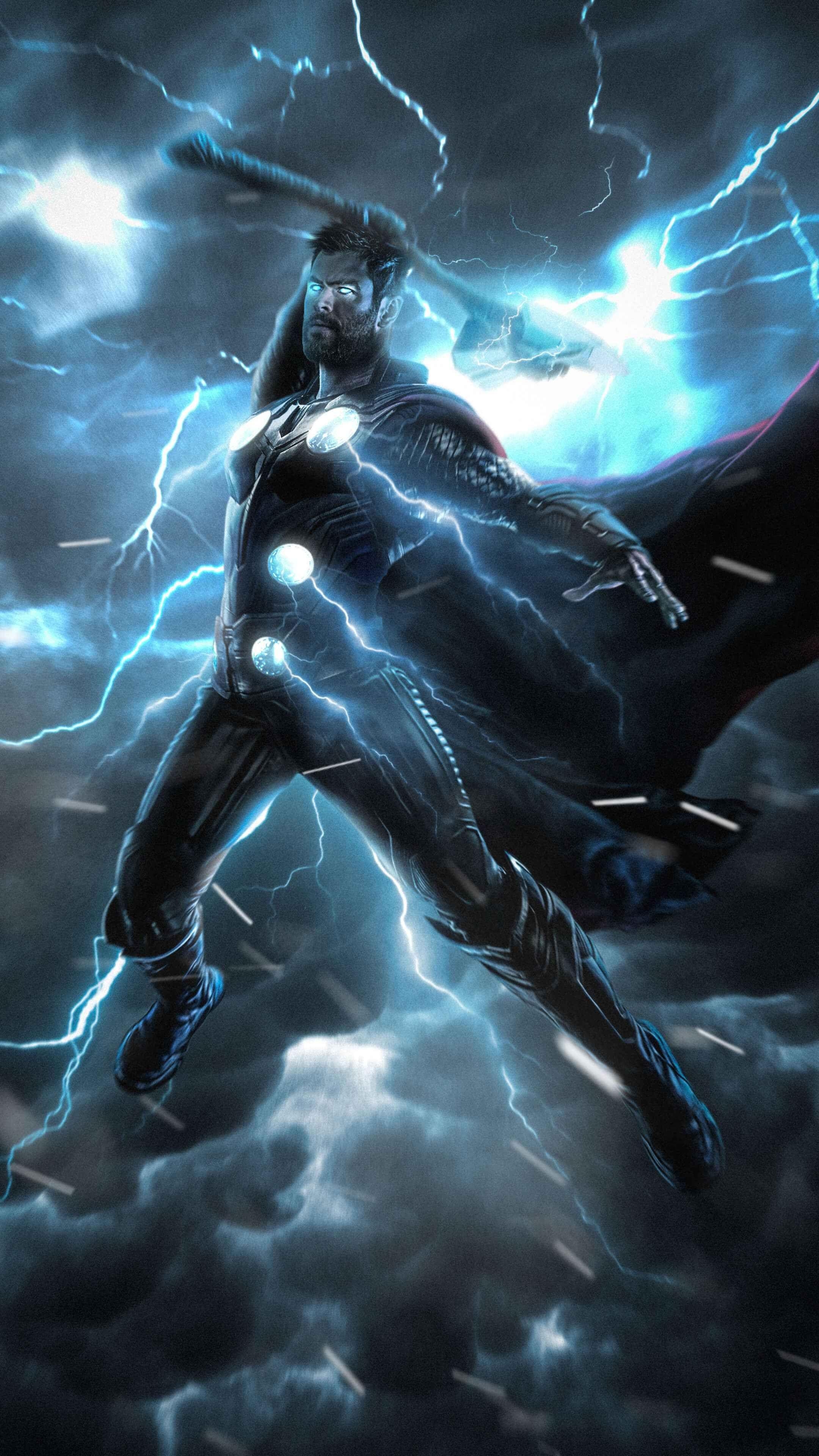 2160x3840 Avengers Endgame Thor Stormbreaker iPhone Wallpaper. Superheroes, Phone