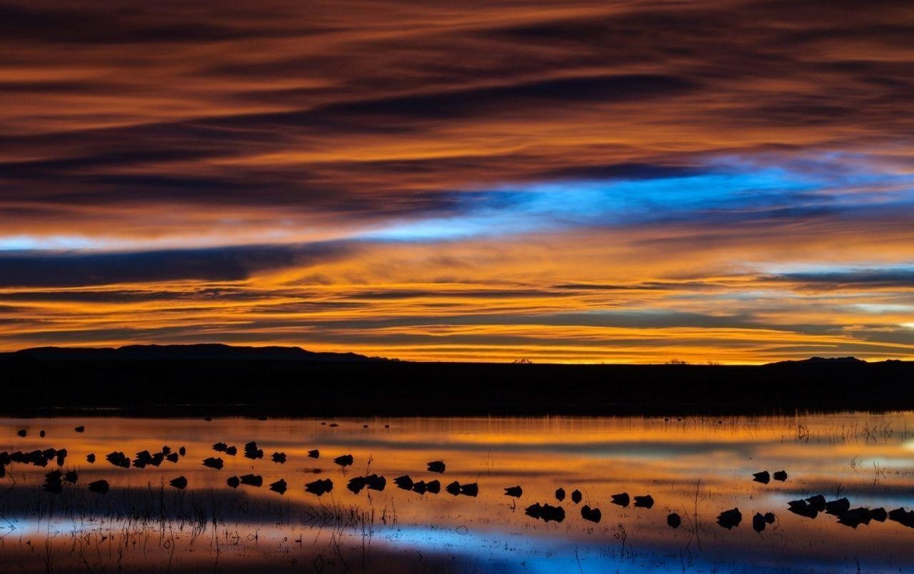 1280x810 New Mexico Sunset Reflection wallpaper. New Mexico Sunset, Desktop