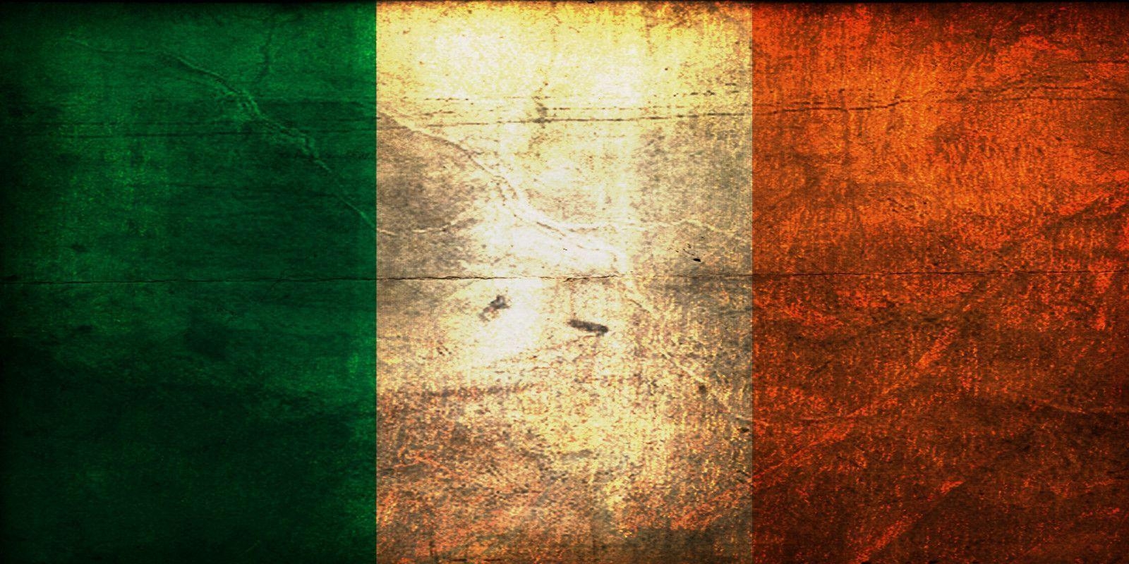 1600x800 flag of ireland wallpaper quality mobile wallpaper, Dual Screen