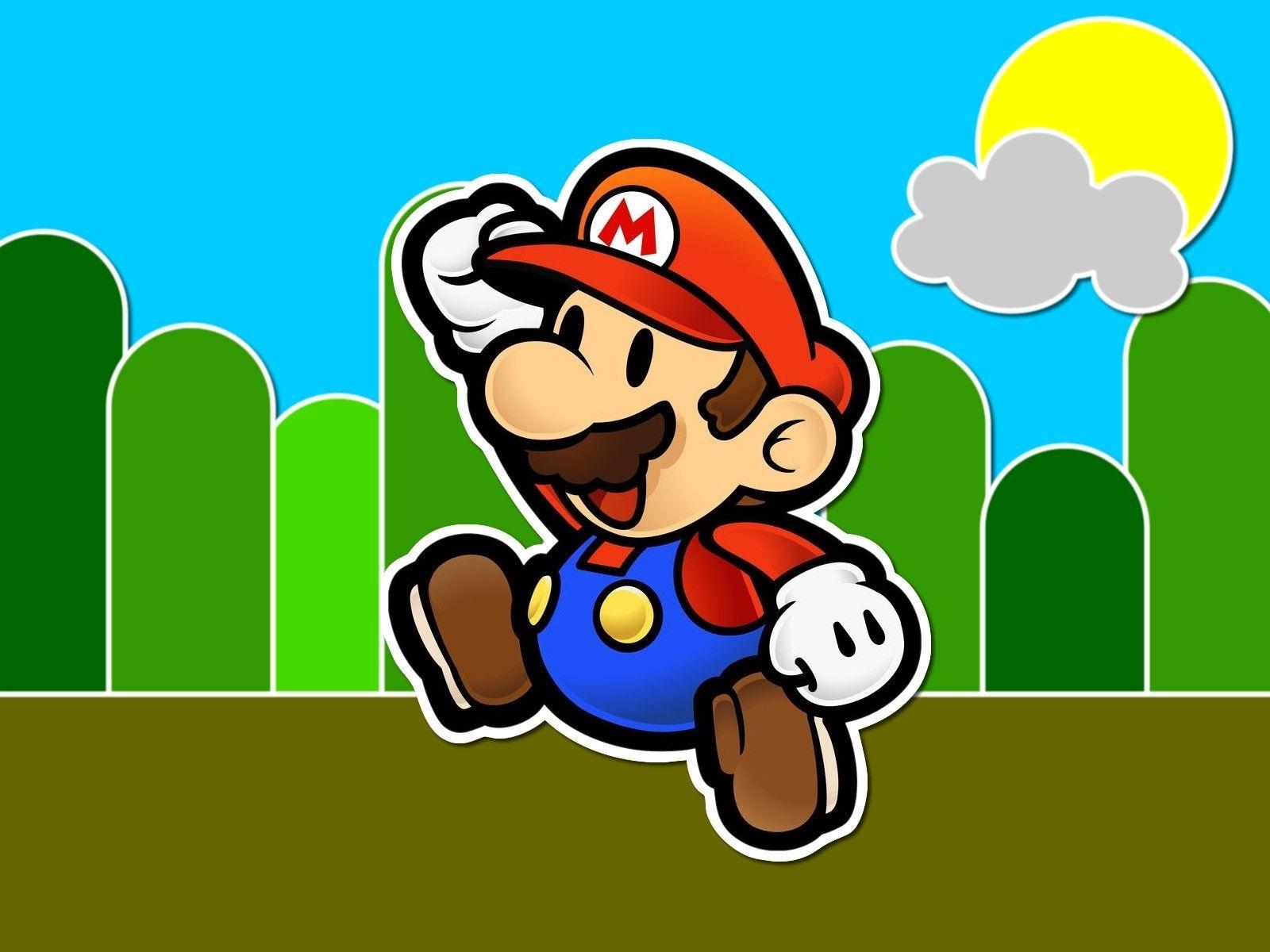 1600x1200 Super Mario Bros. image Paper Mario Wallpaper HD wallpaper, Desktop