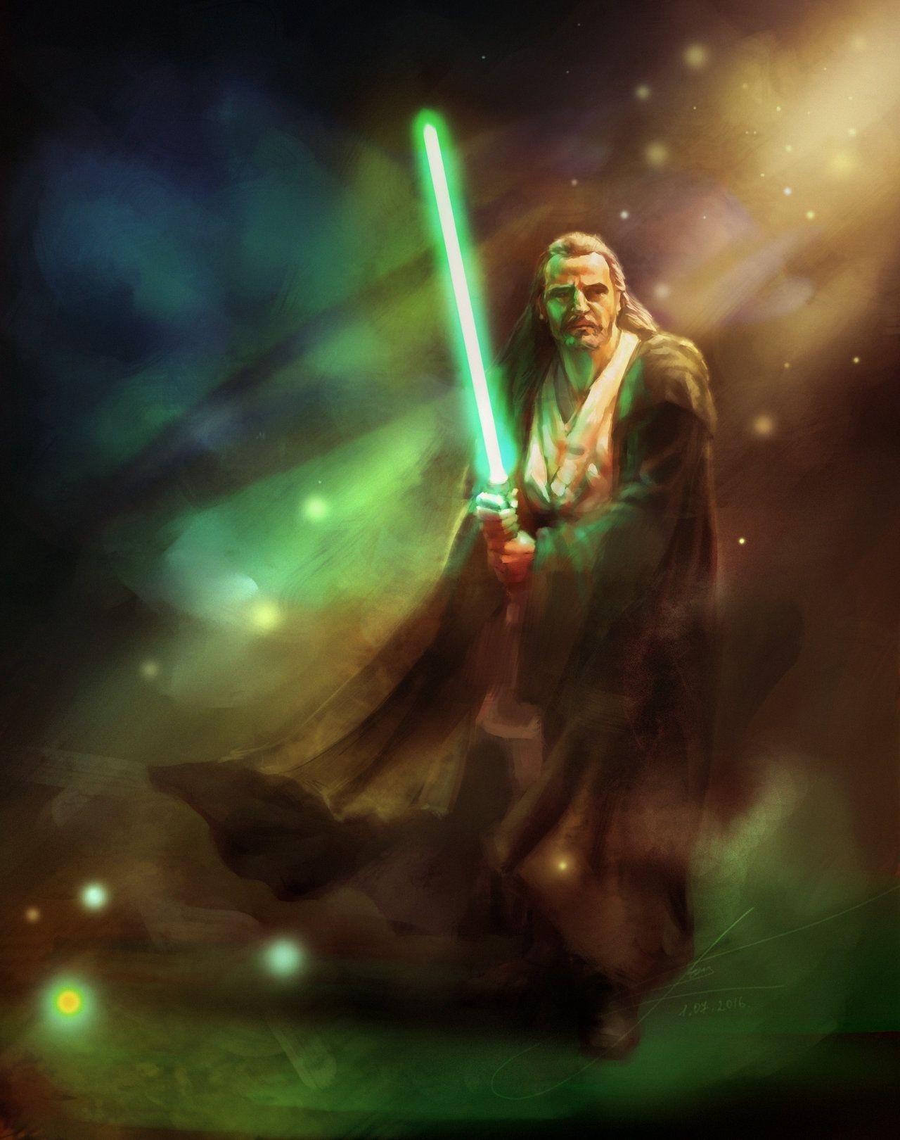 1280x1620 Qui Gon Jinn Wallpaper Free Qui Gon Jinn Background, Phone