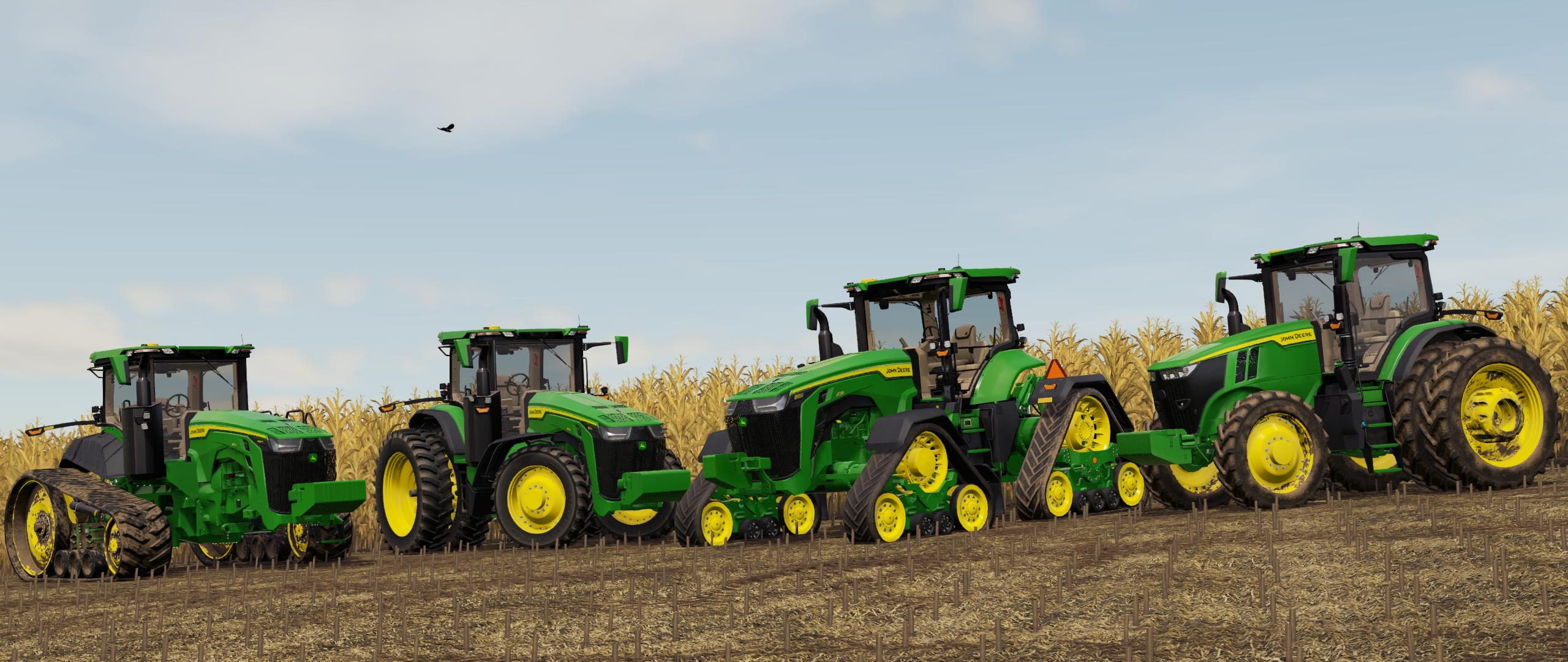 2560x1080 JOHN DEERE 7R, 8R, 8RT, 8RX 2020 US VERSION V1.0.0.3, Dual Screen