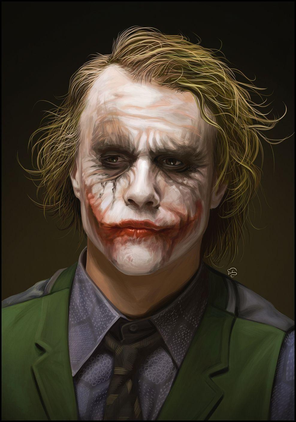 990x1410 The Joker Heath Ledger Wallpaper, Phone