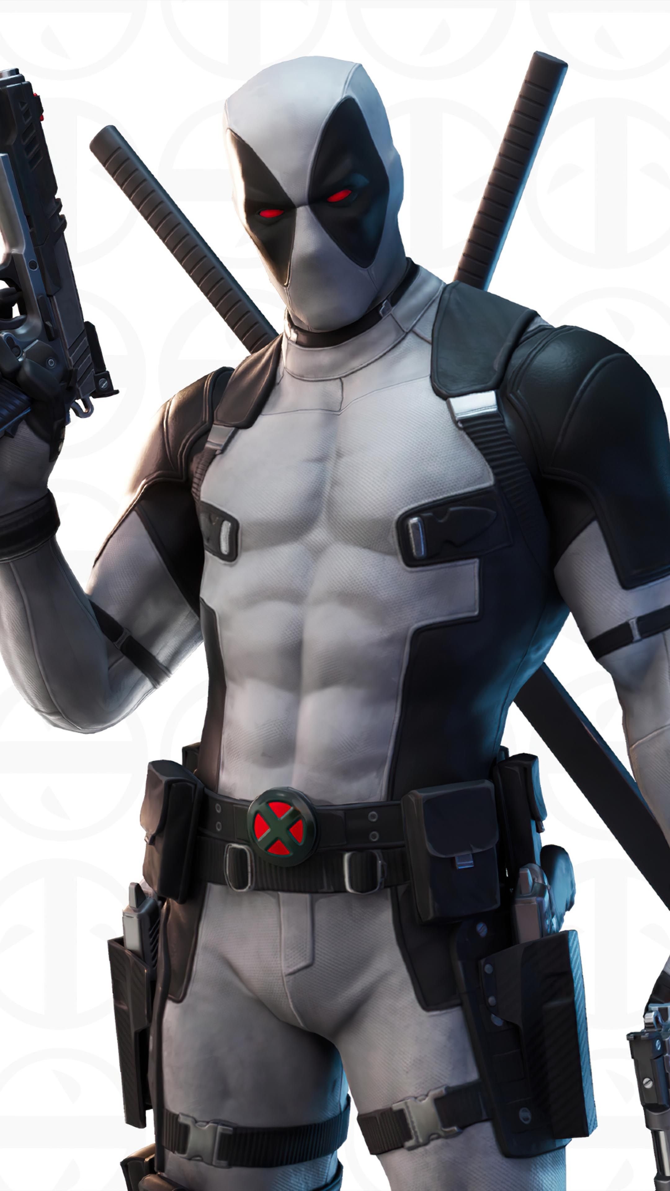 2160x3840 Deadpool X Force Fortnite 4K Ultra HD Mobile Wallpaper, Phone