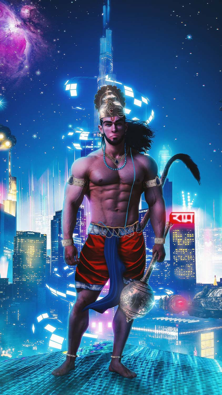 850x1500 Immortal Lord Hanuman IPhone Wallpaper HD Wallpaper, iPhone Wallpaper. Hanuman wallpaper, iPhone wallpaper, Hanuman, Phone