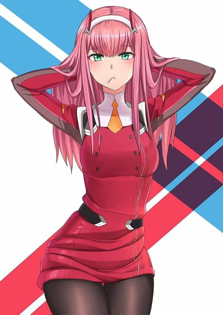 910x1280 Zero Two HD wallpaper, Phone