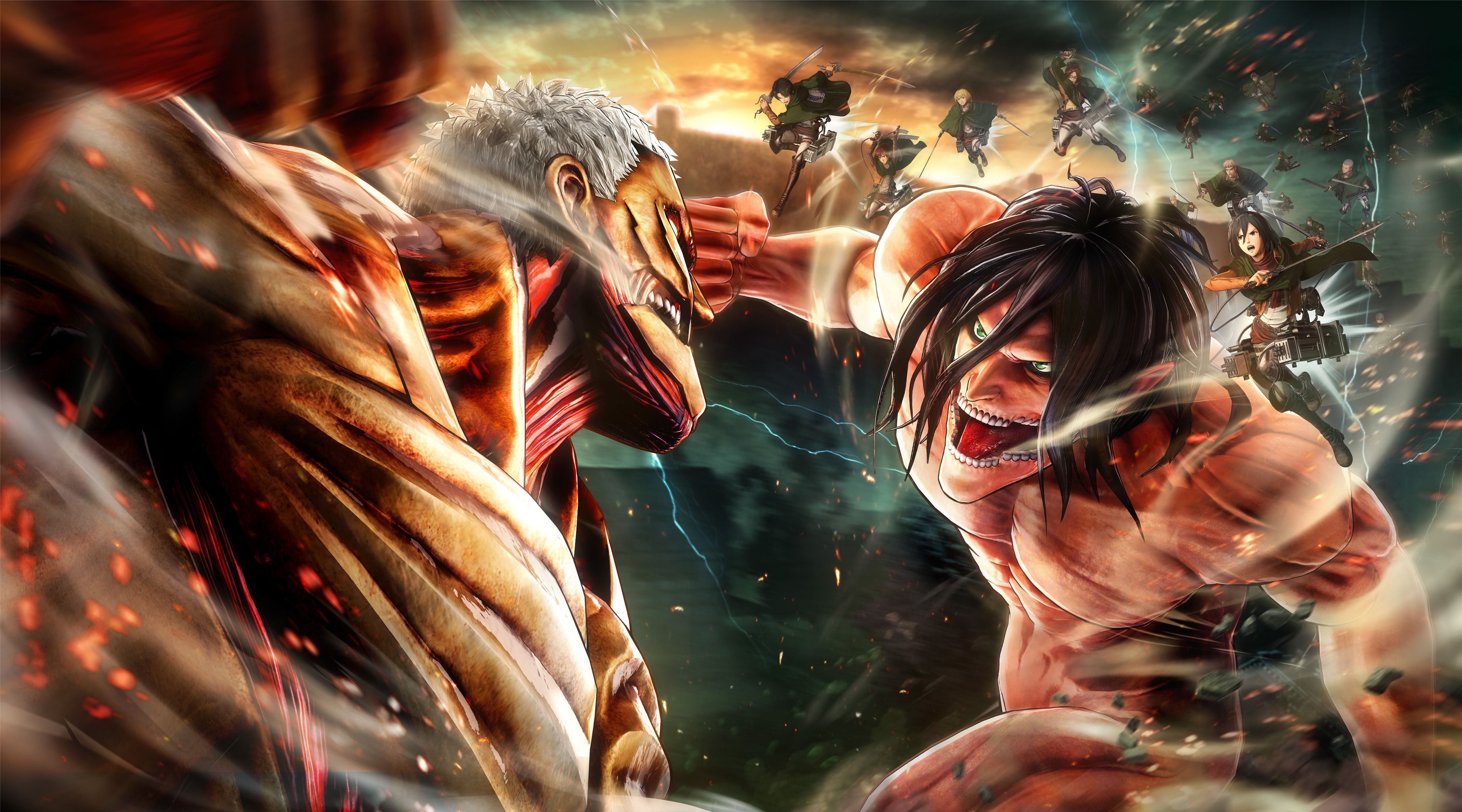 4500x2500 Attack On Titan Game Wallpaper Free Attack On Titan Game Background, Desktop