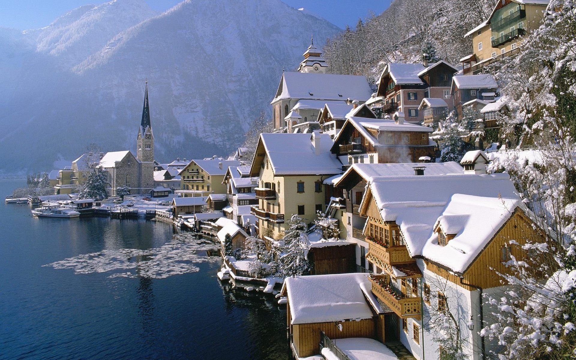 1920x1200 City Winter Wallpaper, Desktop