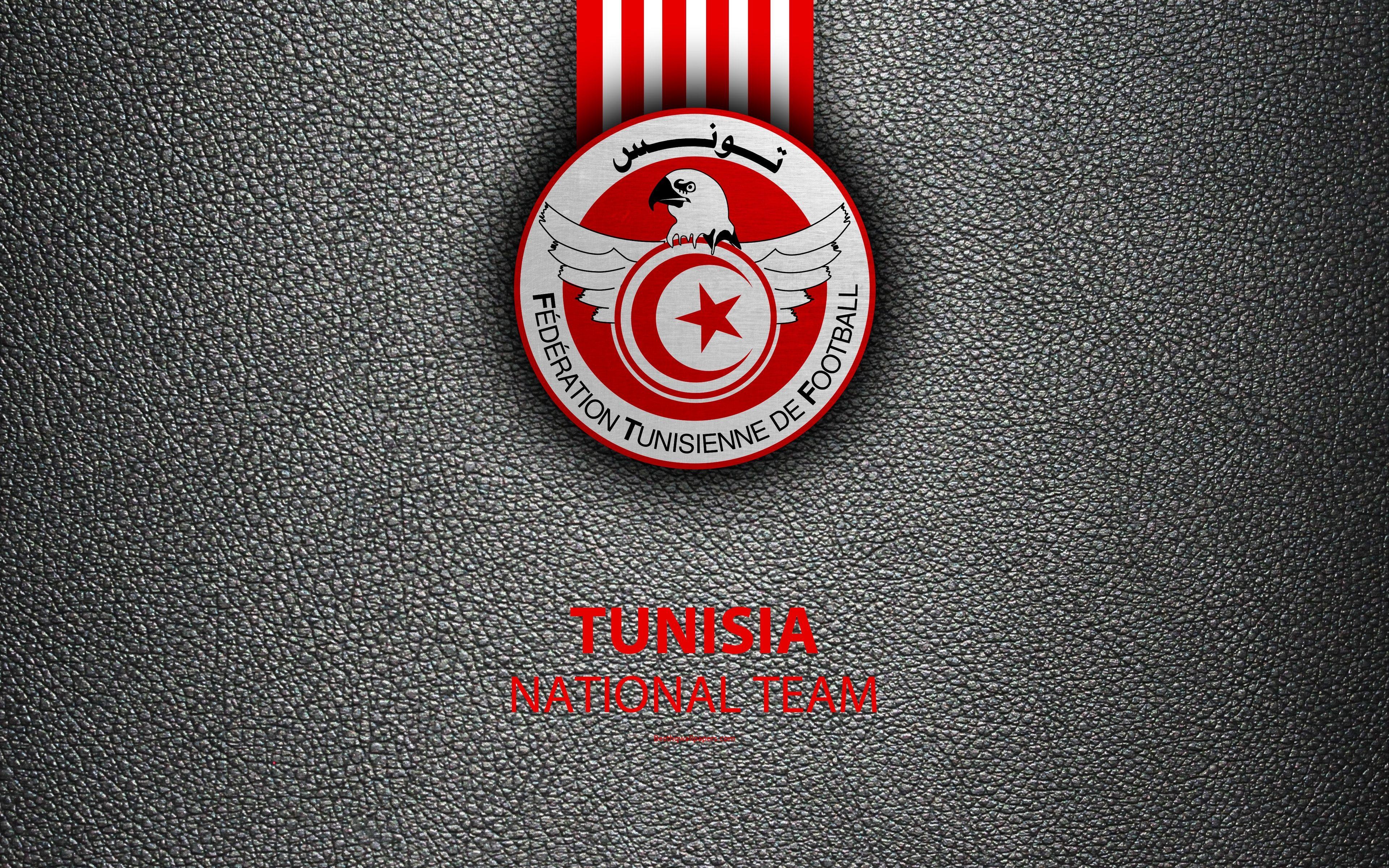 3840x2400 Download wallpaper Tunisia national football team, 4K, leather, Desktop