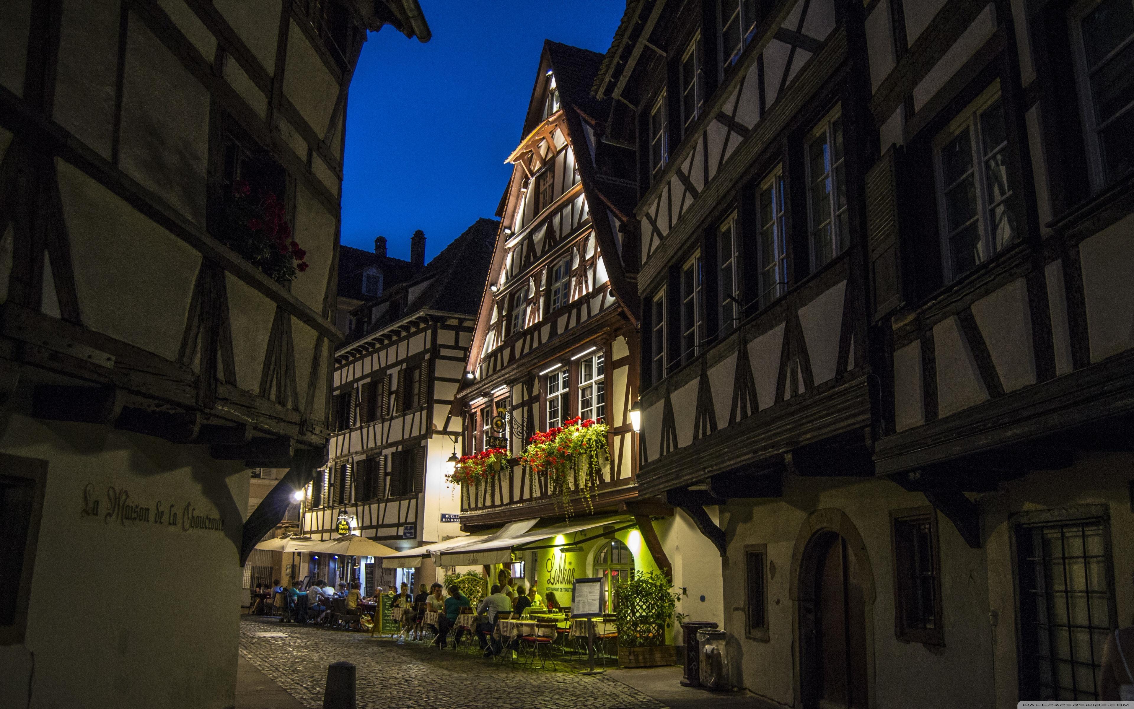 3840x2400 Restaurant in Strasbourg ❤ 4K HD Desktop Wallpaper for 4K Ultra HD, Desktop