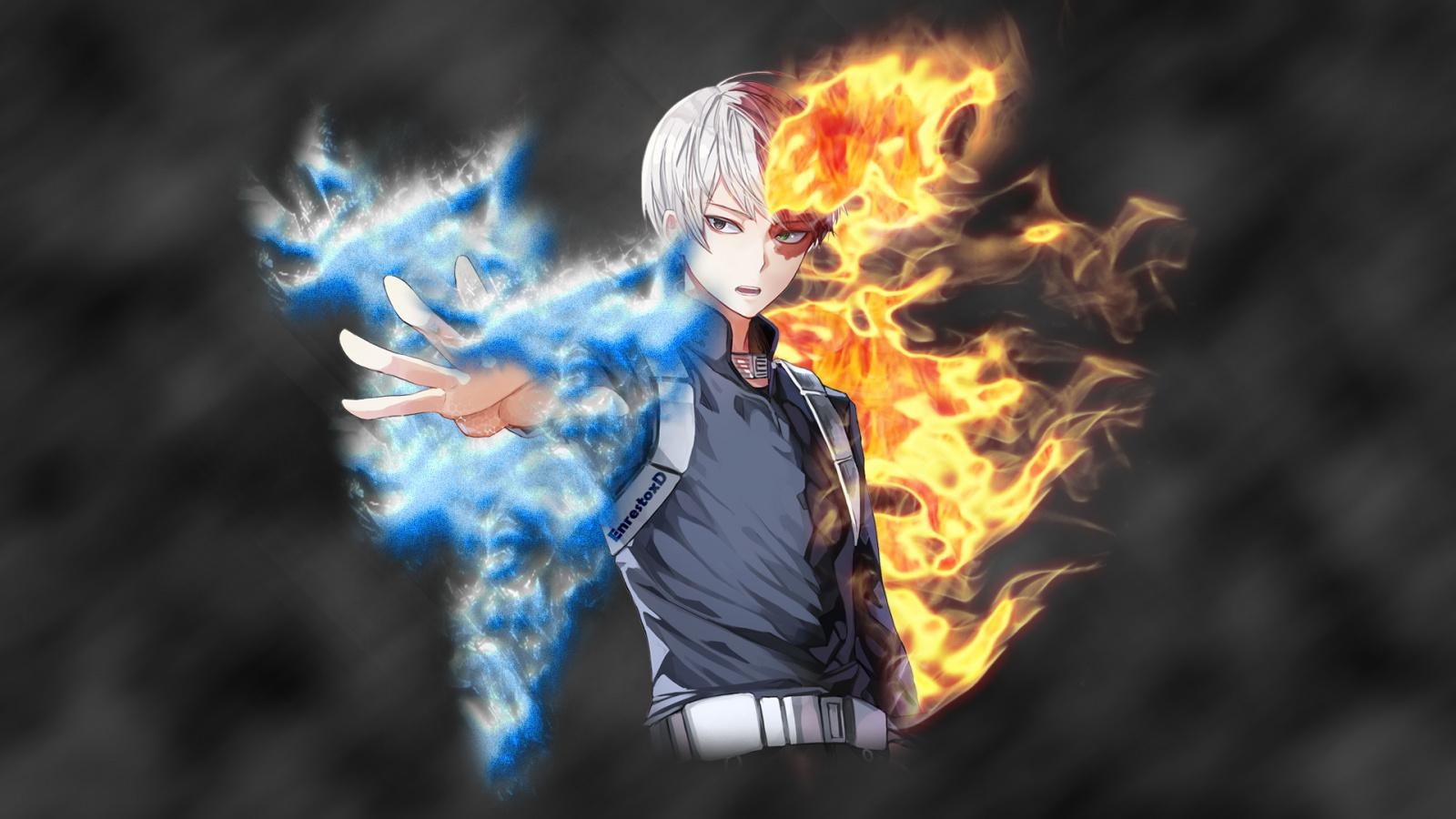 1600x900 Download  Wallpaper Shouto Todoroki, Anime, Anime, Desktop