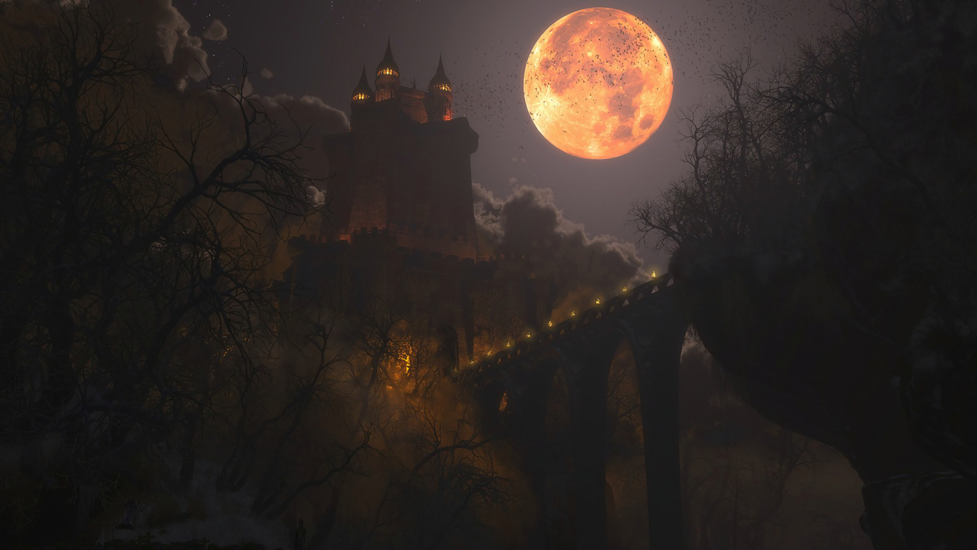 1920x1080 Dracula's castle HD Wallpaper and Background Image, Desktop