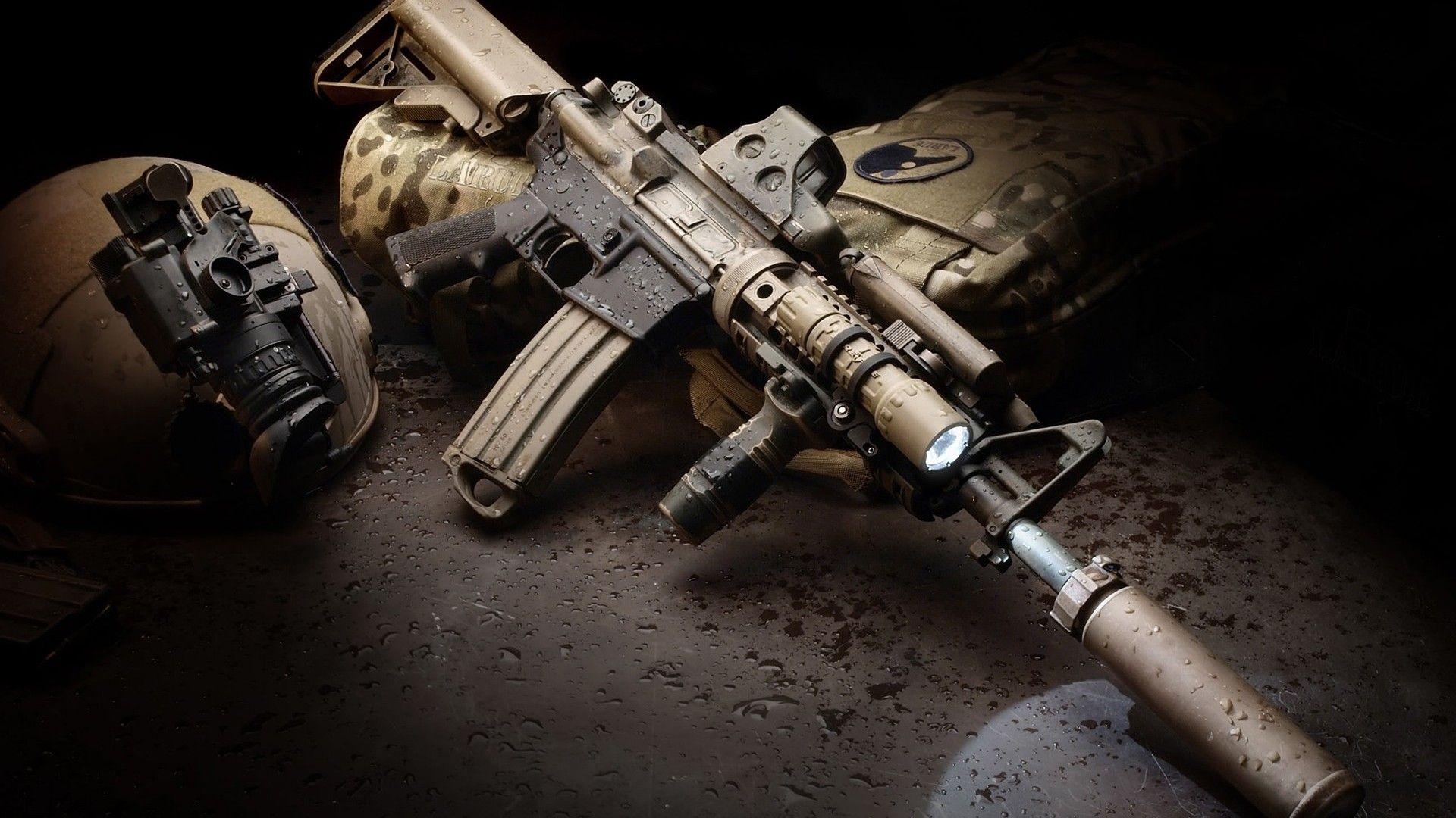 1920x1080 Tan AR 15, Desktop