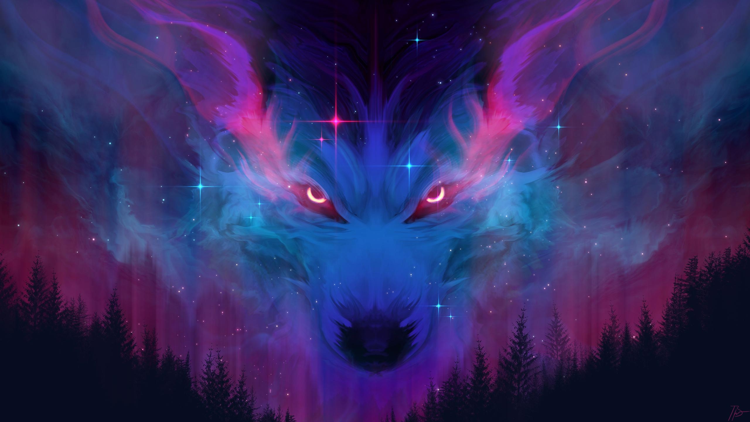 2560x1440 Wolf 4K wallpaper for your desktop or mobile screen free and easy to download, Desktop