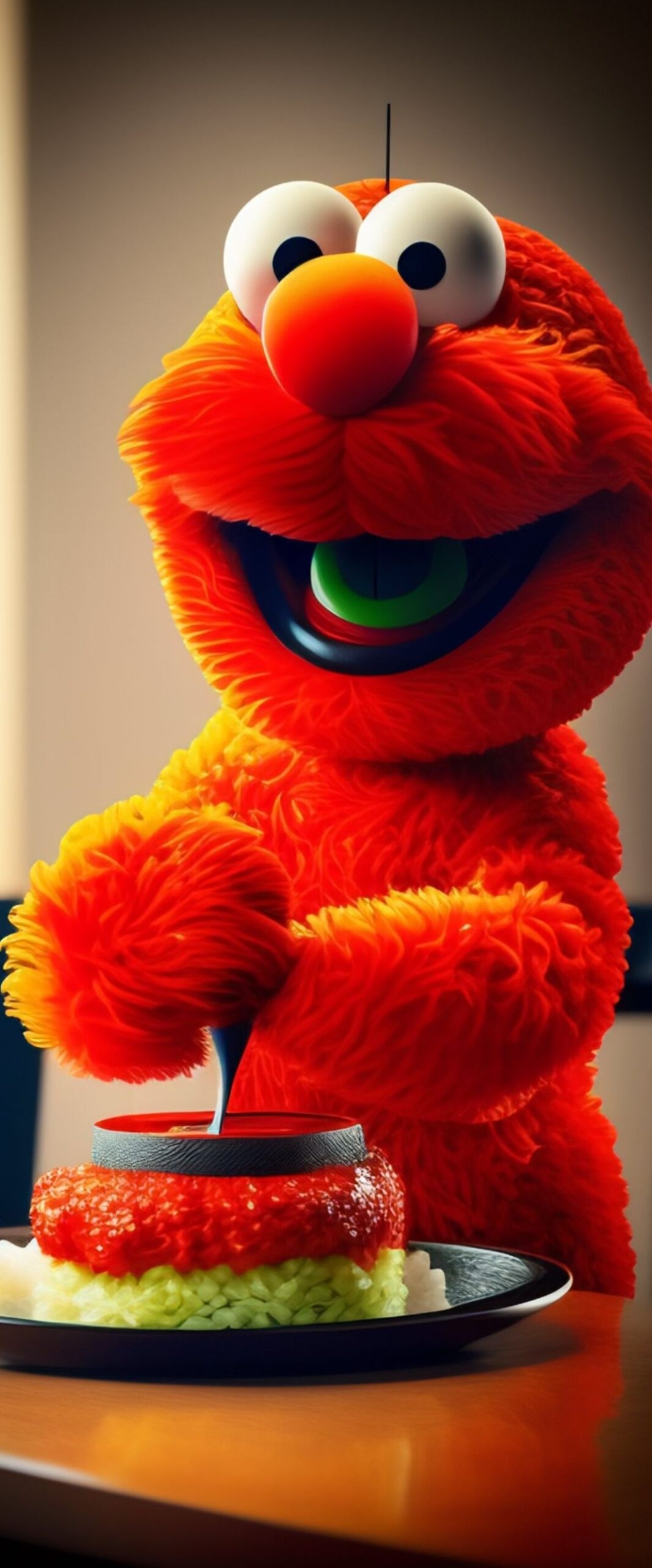 1070x2560 Best Elmo iPhone Wallpaper 4k, Phone