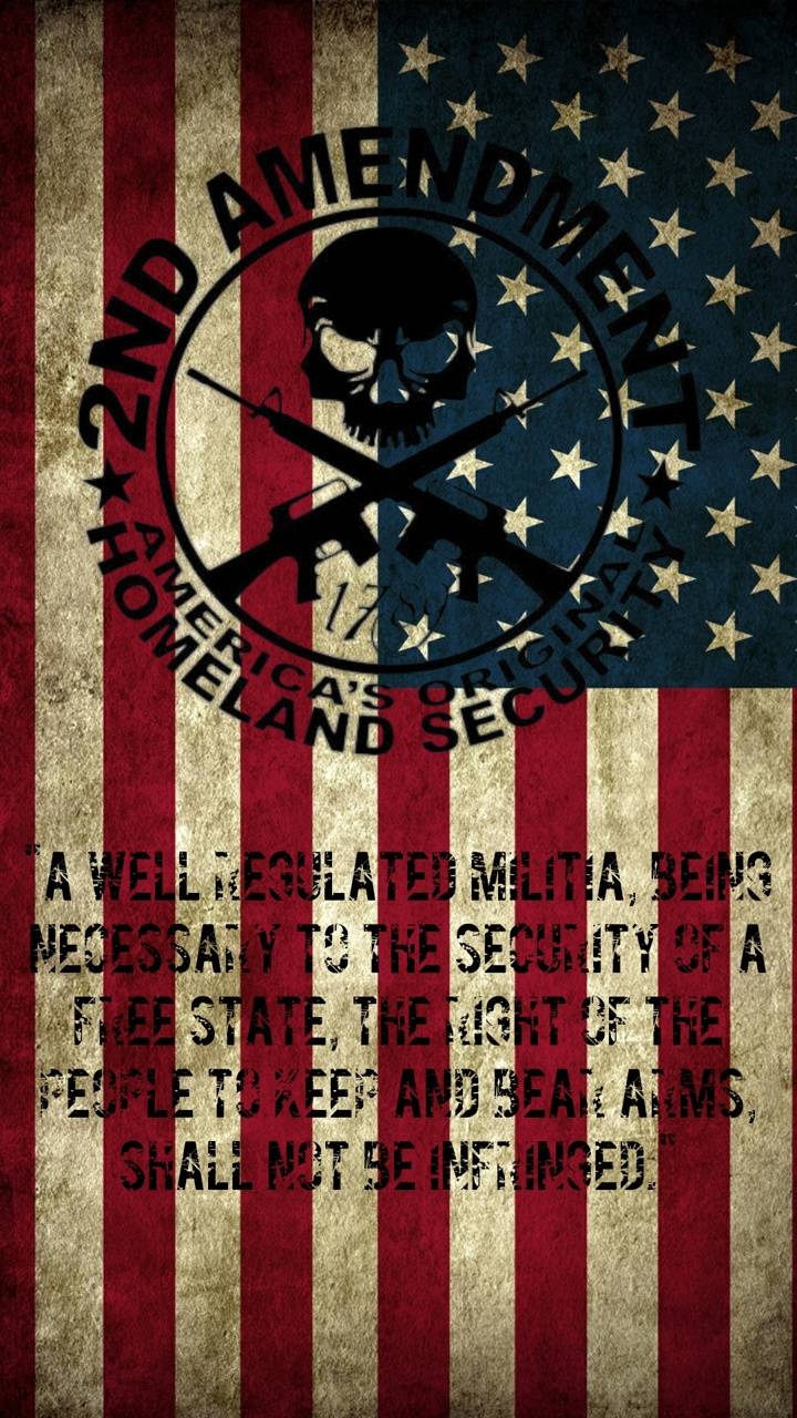 720x1280 2nd Amendment Flag wallpaper, Phone