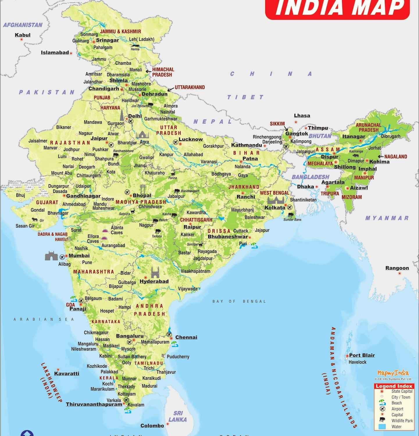 1450x1500 India Map Wallpaper HD, Phone