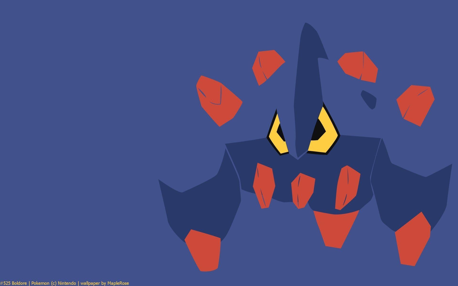 1920x1200 boldore #pokemon #anime #pocketmonsters. ポケモン イラスト, Desktop