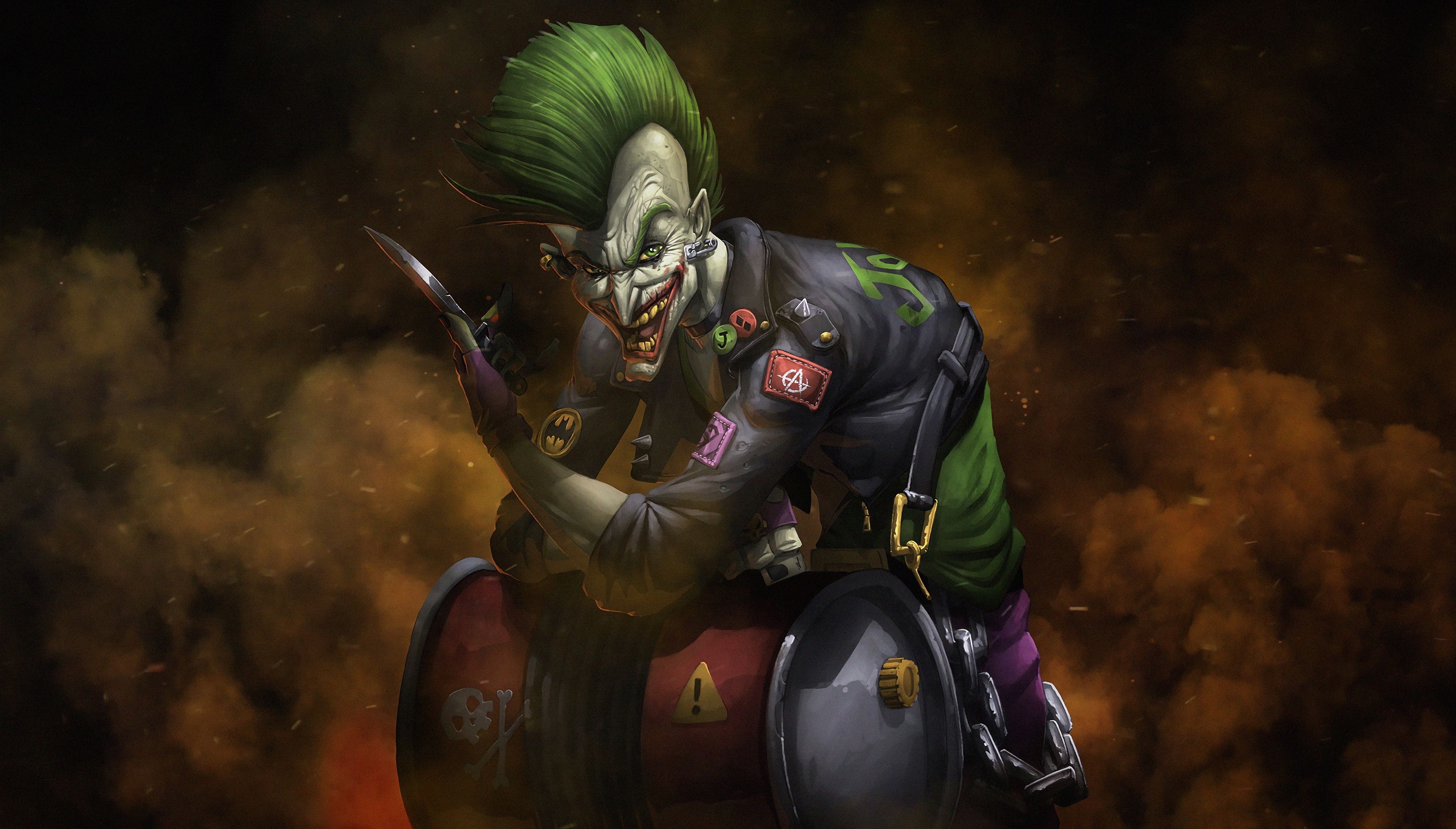 3840x2190 Bad Joker 5k, HD Superheroes, 4k Wallpaper, Image, Background, Photo and Picture, Desktop